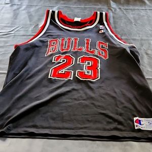 Vintage Michael Jordan Chicago Bulls Champion Jerzey sz 52
